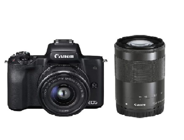 دوربین کانن Canon EOS M50 Mark II Kit 15-45mm+55-200